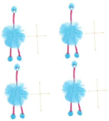 Abaodam Schnur Marionetten 4 Stück Straußenpuppe Kinderspielzeug Marionette Interaktives Plüschtier Interaktives Spielzeug Spielzeuge Zubehör Für Puppenspiele Lustige Figur Handwerk Strauß Marionette