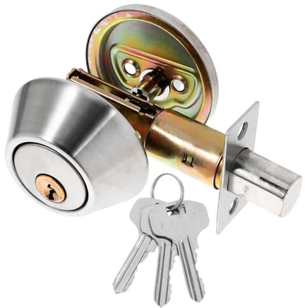 AUTSUPPL Hidden Door Lock Locking Auxiliary Stainless Steel Dead Bolt Lock for Interior Doors Secure Latch