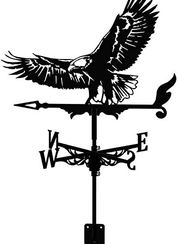 WDWDW Girouette de Jardin, girouette en métal, girouette de Jardin en Fer, Ornements de décoration pour la Maison, la Cour, Le Patio, la décoration Girouette en Forme de Coq