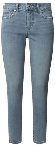 Pepe Jeans Jeans Ajustados LW Soho para Mujer, Azul (denim-3FA), 29W/32L, Azul (denim-3fa), 29W / 32L