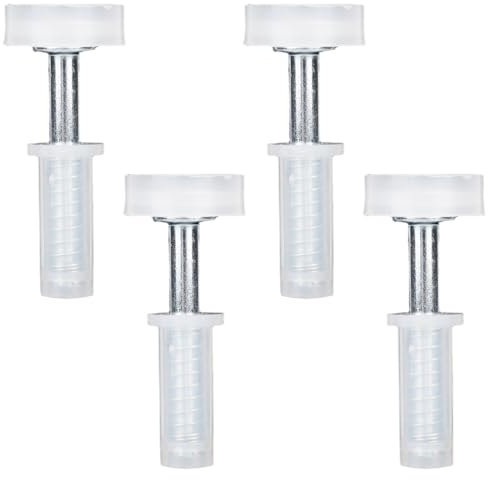 BOXOB 4pz Rulli Guida Superiori e Perno Superiore per Porta a Libro, Kit Ferramenta Porta a Libro Molla da 2,2cm per Porte Pieghevoli Fisarmonica Doccia Scorrevoli Granaio Armadio Riparazione