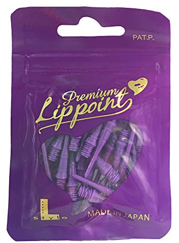 L-style Premium Lippoint Soft Tip Dart Points – 2BA – Regular – Purple – 30 Count