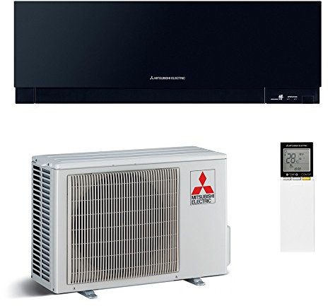 Mitsubishi Electric Kirigamine Zen 9000 BTU Acondicionador de Aire Inverter Wi-Fi Negro MSZ-EF25BVEB