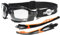 ToolFreak Spoggles Lunettes de sécurité pour le travail et le sport, rembourrées en mousse, verres transparents, protection contre les UV et les chocs, pochette de transport