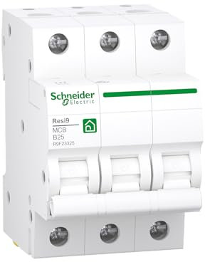 Schneider Electric Leitungsschutzschalter Resi9, 3-polig, 25A, B-Charakteristik, 6kA, Artikelnummer R9F23325