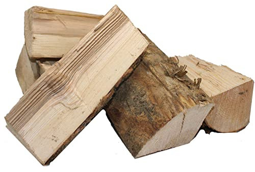 BTT-MHS Brennholz Mischholz (ca. 25cm) 15kg getrocknet Kamin Ofen Stammholz Feuerholz Grillholz