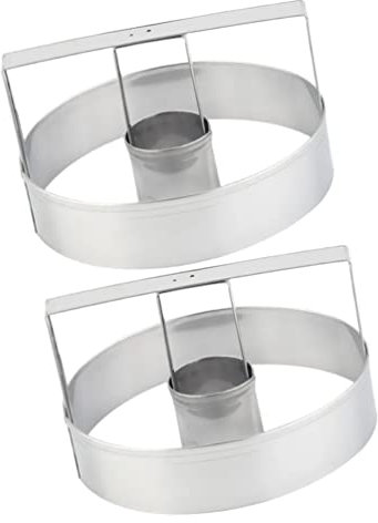 Kichvoe Molde Para Galletas De Acero Inoxidable Cortador Redondo De 3.14 Pulgadas Moldes Para Hornear Pan Pasteles Y Mousse Herramienta De Repostería Para Hogar