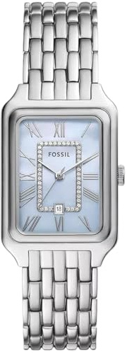 Fossil Damen Analog Quarz Armbanduhr Raquel