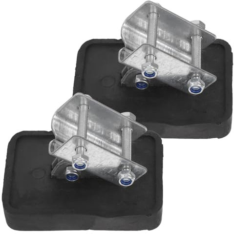 Operitacx 2pcs Ladder Foot Pads Thickened Rubber Covers Replacement Non-Slip Ladder Feet for Extension Adjustable for Home and Outdoor Use