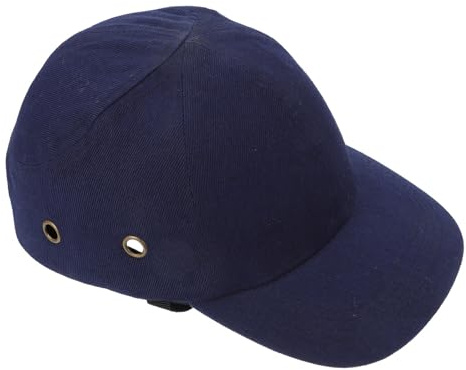 WATIIFUFU Gorra Béisbol Ajustable con Carcasa Protectora Abs Casco Seguridad Ligero para Trabajo y Actividades al Aire Unisex Azul Marino