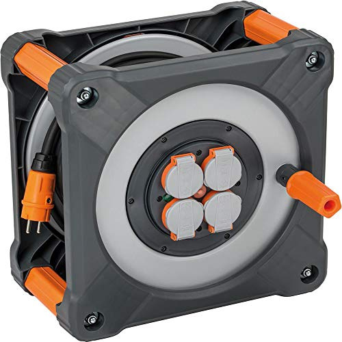 BRENNENSTUHL Profi Kunststofftrommel “Cube” 33N