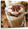 Pixxprint Cappuccino, Größe: 60x60 cm, Leinwandbild Quadratisch, Wandbild, Kunstdruck, fertig bespannt