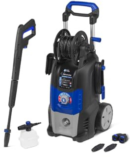 Annovi Reverberi 4.0 Twin Flow Idropulitrice ad Alta Pressione con Dualtech System (2500 W, 150 Bar, 810 l/h), Blu