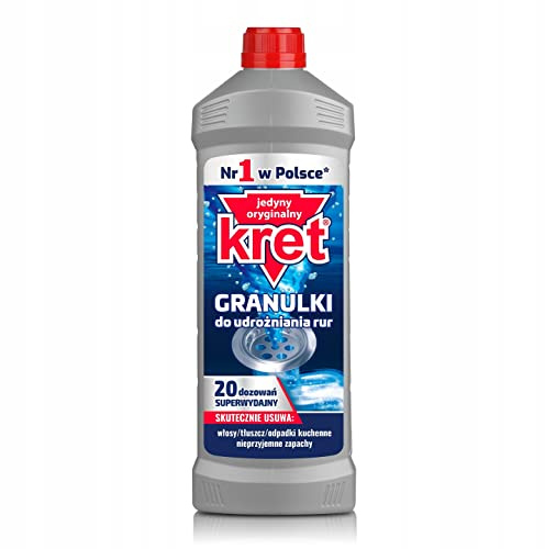 KRET Granulat für verstopfte Rohre und Siphon – enthält Aluminium-Aktivator – 800 g