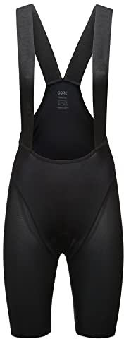 GORE WEAR sotto Salopette Corta+ Fernflow Donna, Black, 40