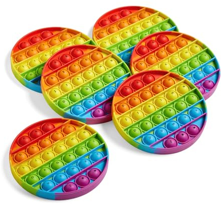Learning Resources Alphabet Sensory Bubble Poppers, Push Pop Fidget Toy, Letter Practise for Preschoolers, Toddler Alphabet Learning, ABC Toys, Fine Motor Toys (Set of 6)