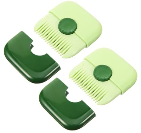 VALICLUD 2pièces Tondeuse à Frange Pour Femme Peigne Tondeuse à Cheveux Manuelle Pour Pointes Fourchues Coupe De Cheveux à Domicile Outil Portable Élimination Des Pointes