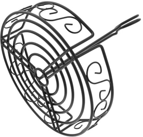 Genérico Cesta Colgante Para Frutas Cesta De Tres Niveles De Alambre Para Almacenamiento De Frutas Para Encimera Frutero De Hierro Negro