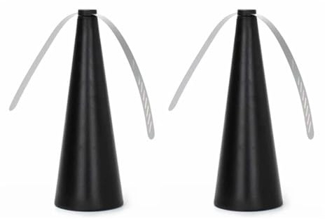Flugavvisande fläkt. Myggmedelsfläkt USB- eller AA-batteridriven insektsflugeavvisare fläktar bärbar skadedjursbekämpning for camping picknickfest Flugfläkt för utomhusbruk(USB Black 2PCS)