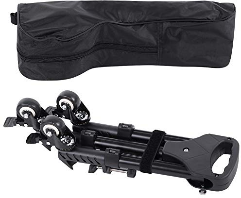 Klatata Tr Dolly con ruote - VX -600 pieghevole TR Dolly Stand - Base puleggia a 3 ruote pesanti - Base della puleggia - Traccia ferroviaria della fotocamera universale - lega di