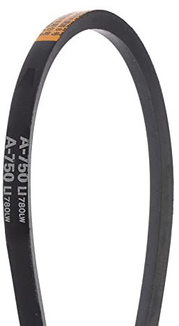 sourcing map A-750 V-Belts Drive Belt 750mm Inner 13mm Width 8mm Thickness Girth Rubber for Power Transmission