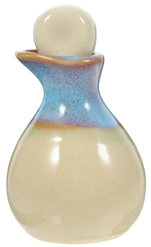 MERRYHAPY Porcelain Essential Oil Pot Dispenser for Beauty Salon Spa Use White Porcelain Bowl with Random Bottleneck Color Safe Material for Storing Aromatherapy Oils