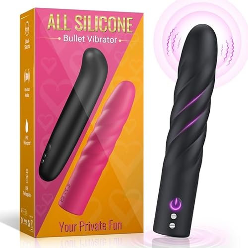 Vibration für Frauen Mini Vibrator Vibratorensets - Sex Spielzeug für die Frau Vibratoren Vibratorensets für Frauen Klitoris ORSLUM, Sexspielzeug Sextoysets für Damen Vibrator Klein Leise(Schwarz)
