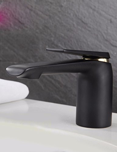 shower head Copper Single Hole Faucet, Export Black Matte Matte tap, undercounter washbasin Faucet, Faucet,B (B) shower head