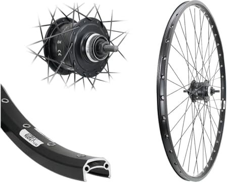 Aggro-X 28 Zoll Vorderrad 21-622 Hohlkammer V-Profil Disk DH3D37 Nabendynamo Centerlock 6V/3W