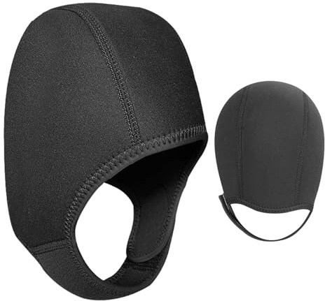 Gorros de natación para mujer de neopreno con capucha de buceo de 2,5 mm
