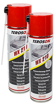 2X TEROSON WX Multi-Wax-Spray - Korrosionsschutz-Spray 795890 500 ml