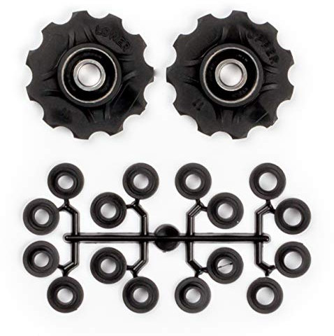 Elvedes 2017086-BOX - Rodillos de Cambio de Ciclo Unisex para Adulto, Color Negro