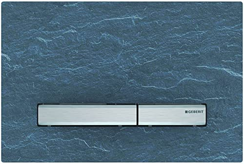 Geberit 115788JM2 Plaque de commande Chromé/ardoise Mustang