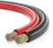 sonero® 25 Meter 2x2,50mm² CCA Lautsprecherkabel / Boxenkabel, Farbe: rot/schwarz