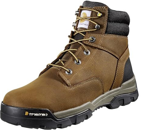 Carhartt Arbetsstövel för män, Bison Brown Oil Tan, 14 US