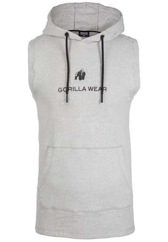 Gorilla Wear Sleeveless Hoodie - Lincoln - Grau