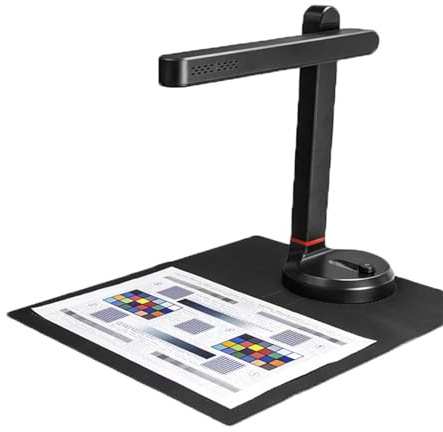 Bärbar dokumentskanner, flerspråkig OCR-erkännande, vikbar och bärbar, realtidsprojektion, videoinspelning, fångststorlek A3/A4, endast Windows,16mp
