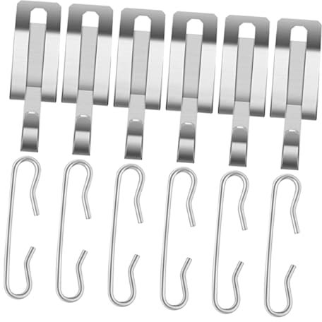 NUOBESTY 1Ensemble Kit De Fixation De Câbles Électriques Pour Gouttières Crochets Et Clips Pour Sécuriser Câbles Chauffants Aux Intempéries Et Installation Facile