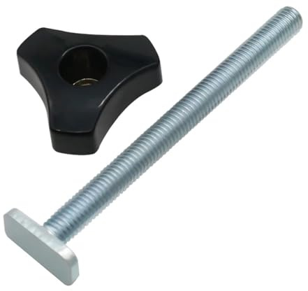 T Slot Bolt & Knob Kit - Miter Track T-Slider Sliding Nut - Woodworking Jigs Fixtures DIY Tools Accessories