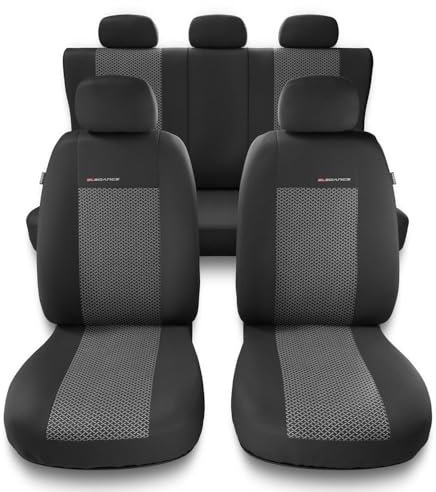 Mossa - Universal Sitzbezüge Auto kompatibel mit Hyundai i10 I, II, III (2008- ) - Autositzbezüge Schonbezüge für Autositze - UNE-2