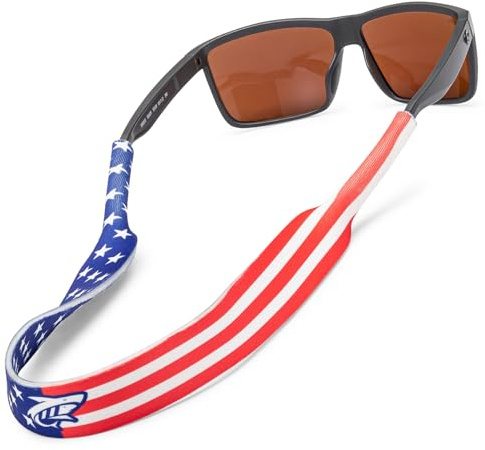 Pilotfish Neoprene Sunglasses Strap â Neoprene Eyewear Retainer, Secure Floating Sunglass Cord with Anti-Slip Ends