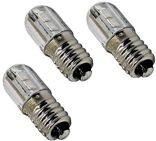 1x 3x 9x Schraubsockel E10 5730 LED - Ersatz Beleuchtung weiß warmweiß 3200K Sparlampe - 6V (3x)