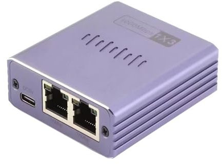 Mllepjdh Splitter Ethernet 1 A 2/3/4 1000Mbps Gigabit Ethernet Splitter Splitter RJ45 Splitter Per Cat5/5e/6/7 router via cavo