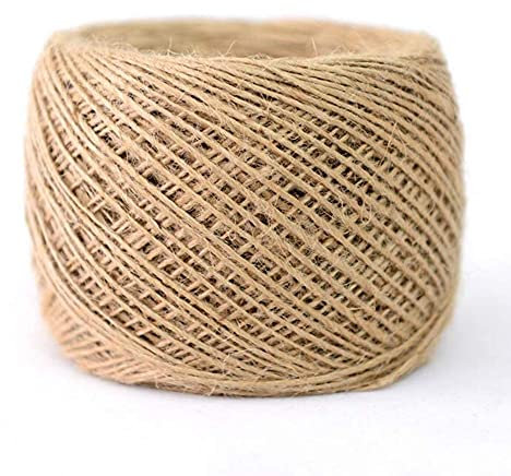 Cuerda,Cordel, Cuerda de yute natural, 50 m, cordel de cáñamo for jardín, cuerda de arpillera, cordel de yute for uso marítimo, proyectos de bricolaje, manualidades y uso comercial, 50 m_14 mm(12mm)