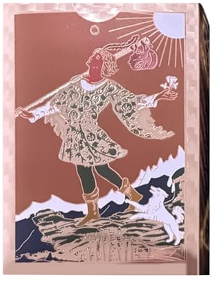 Cartas de Tarot Celestial, baraja de adivinación de 78 Hojas, Juego de adivinación de 3.43 x 2.24 Pulgadas con guía, Tarjetas de predicción estrelladas místicas, Juego de, Estilo cósmico