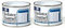 YSAMAX 2x Heat Resistant White Gloss Enamel Paint, Hard Drying 151 Coatings White Radiator Paint, Non-drip Gloss Paints, Hard Drying, Hard Built (Pack of 2, 180 ML)