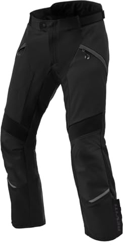 REV'IT! Men's Airwave 4 Adventure Sport Motorcycle Pants (Black - X-Large)