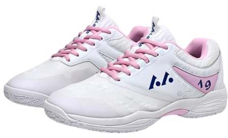 Kraftpaid Scarpe da Tennis da Tavolo,Scarpe da Squash da Uomo,Scarpe da Pallavolo Unisex,Antiscivolo Ping Pong Scarpe,Scarpe da Ping Pong Unisex,Scarpe da Ping Pong da Uomo,Sneaker da Interno Scarpe