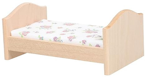 Genérico Cuna de casa de muñecas Toys Ornamento de la casa de muñecas Muebles en Miniatura para Cama de simulación Suministros en Miniatura Juguete de Cama algodón