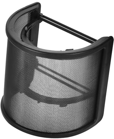 jojofuny Porta Microfono Filtro Pop Protezione Antivento Per Microfono Portatile Scudo Antispruzzo Per Registrazione e Streaming Live